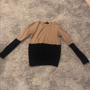 Color block sweater
